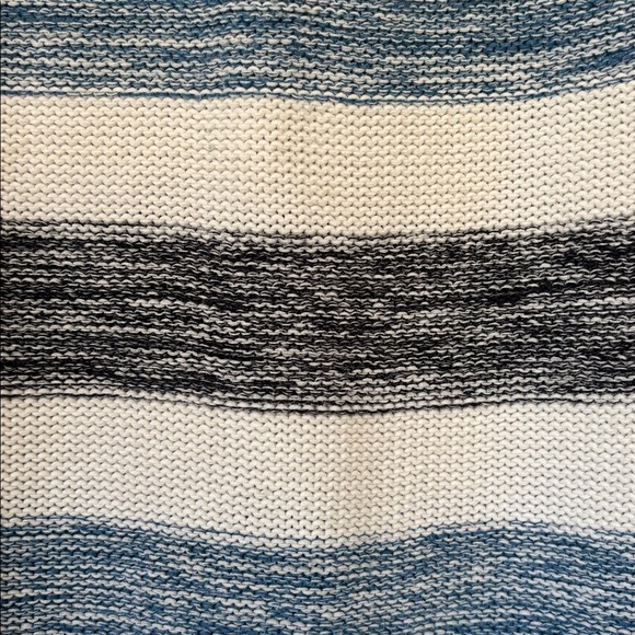 Barbour women’s 100% cotton knit White & Blue Striped pullover Sweater 12 - Picture 6 of 12